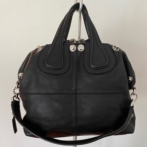 Givenchy Nightingale Medium Black Leather